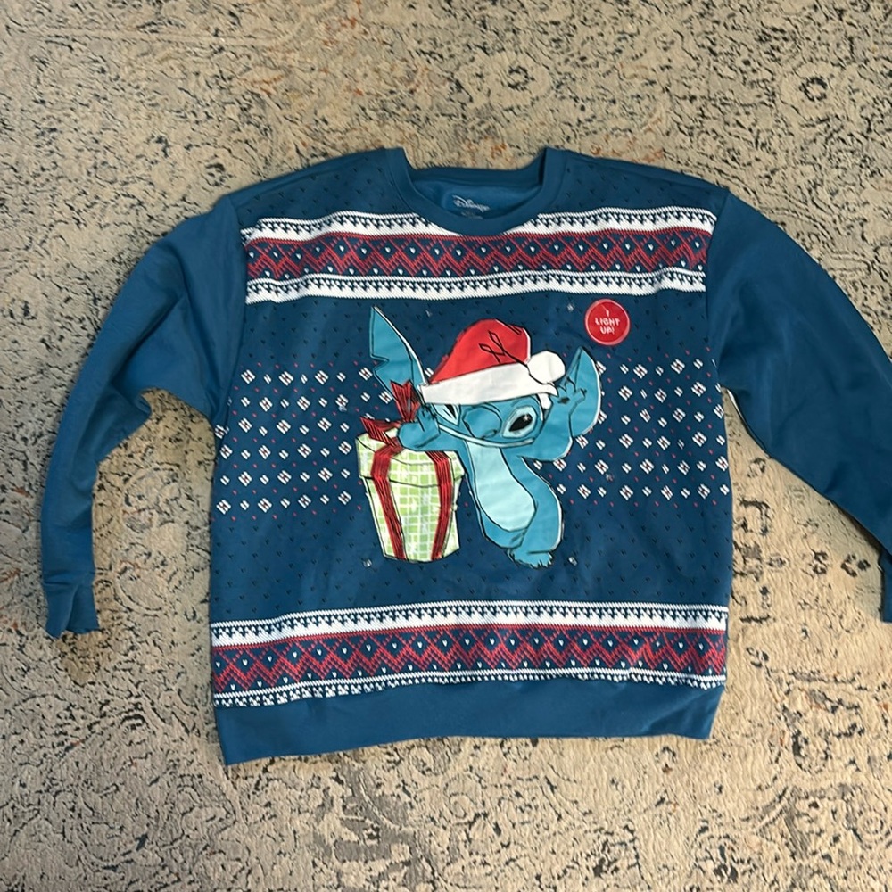 NWT Stitch Christmas Sweatshirt